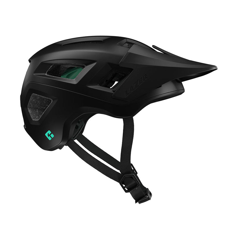 Lazer Coyote KinetiCore Mountain Bike Helmet - Matte Black from Side