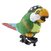 Sunlite Bike Squeeze Horn (Animal Designs) - Green, Orange and Red Pirate Parrot