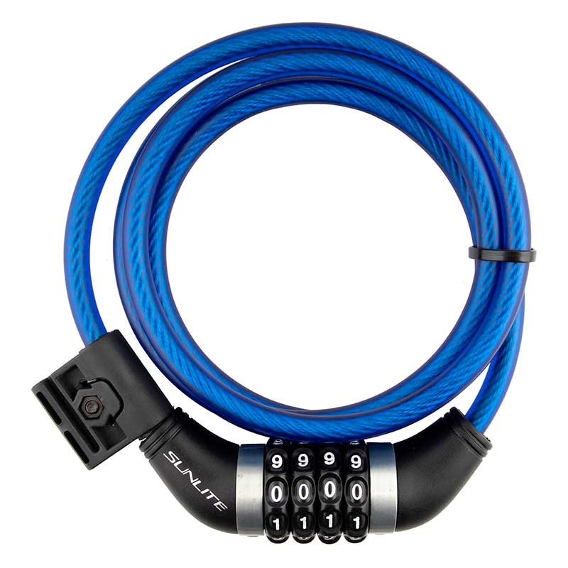 Sunlite Resettable Combo Lock in Blue
