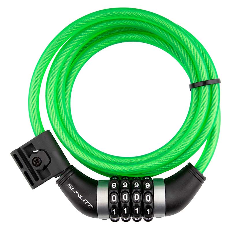 Sunlite Resettable Combo Lock in Green