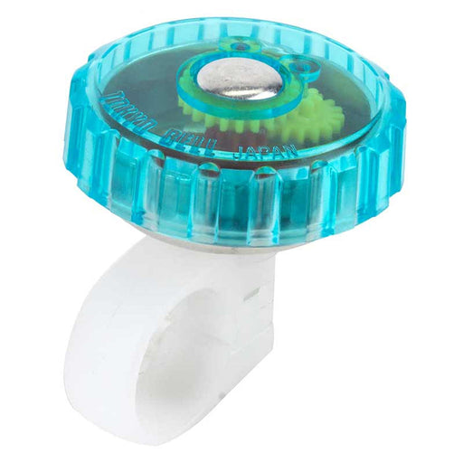 Mirrycle JelliBell Bike Bell - Turquoise Blue from Side