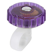 Mirrycle JelliBell Bike Bell - Purple from Side